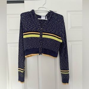 Urban Outfitters cropped zip up sweater